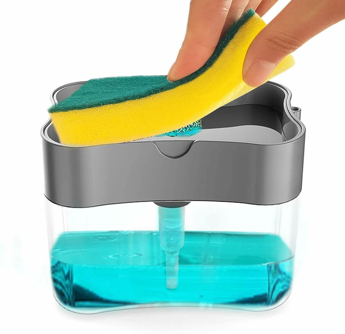 Soap dispenser sponge on sale holder