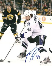 Nate Thompson signed photo 8x10 autographed Tampa Bay Lightning