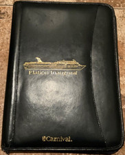 CARNIVAL CRUISE ELATION INAUGURAL STAFF ATTACHÉ FOLDER USED
