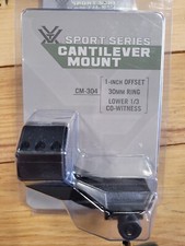 NEW VORTEX Sport Cantilever 30mm Ring Lower 1/3 Co-Witness, Black Finish CM-304