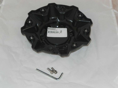 4 PRO COMP ALLOYS GLOSS SHINY BLACK WHEEL RIM CENTER CAP 42-CAP-SG YL 42-CAP-XG - Picture 3 of 3