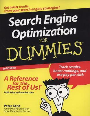 Search Engine Optimization for Dummies Paperback Peter Kent 2 s l500