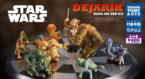 STAR WARS Dejarik Holochess Capsule Toy color ver. Set of 8 TAKARA TOMY JAPAN