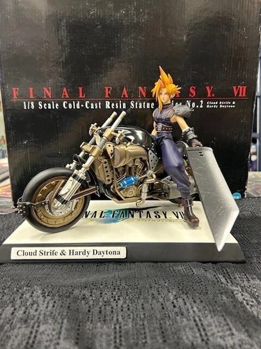 Artfx Kotobukiya Final Fantasy VII CLOUD STRIFE & HARDY DAYTONA COLD CAST Statue