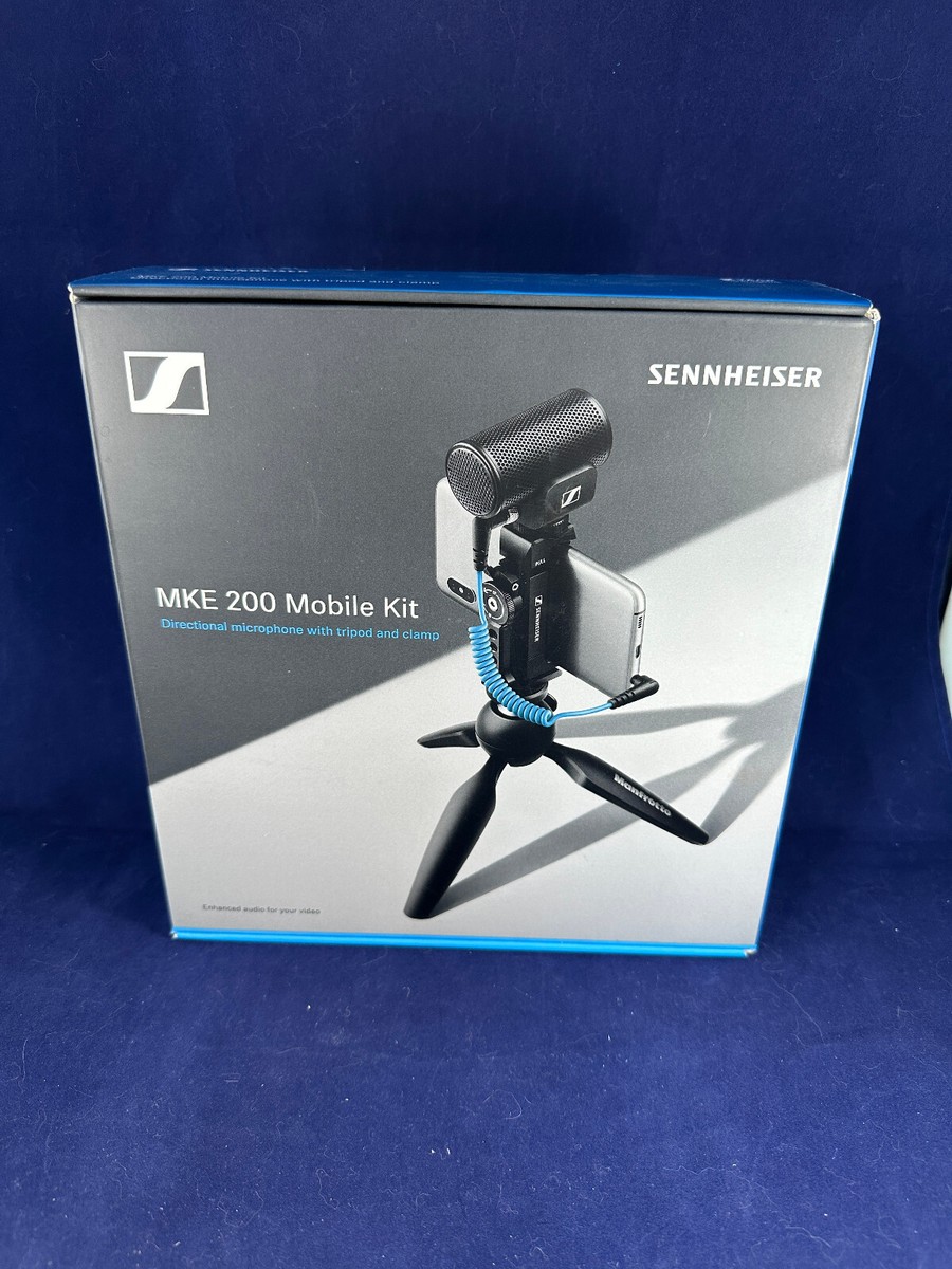 Sennheiser MKE 200 Super Cardioid On-camera Microphone Mobile Kit