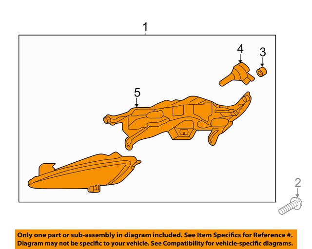 KIA OEM Optima Foglight Fog Light Driving Lamp-Composite Assembly