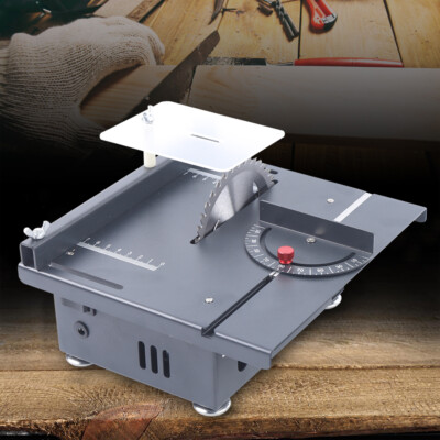Mini Electric Table Saw Bench Circular Blade Woodworking Cutting Tool Machine