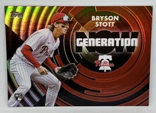 2022 Topps Update Bryson Stott RC  Generation Now /299 Philadelphia Phillies #66