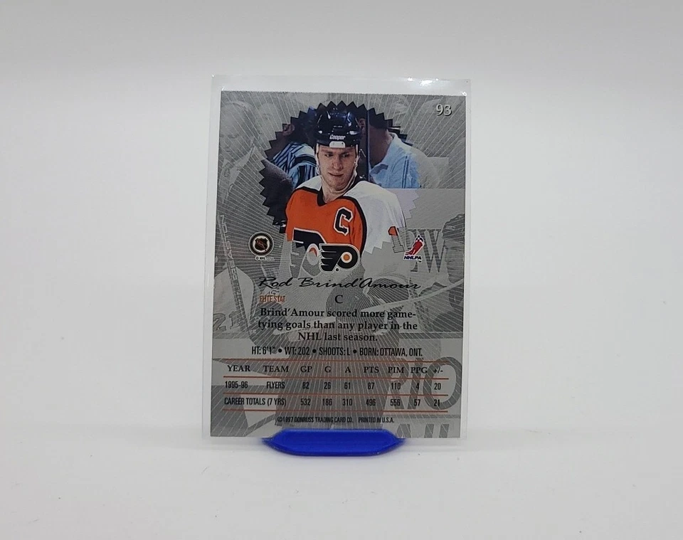 1996-97 Donruss Elite Flyers Hockey Card #93 Rod Brind'Amour - Image 3 of 4