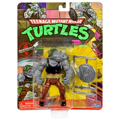 Teenage Mutant Ninja Turtles Playmates Toys Classic Action Figur: Rocksteady