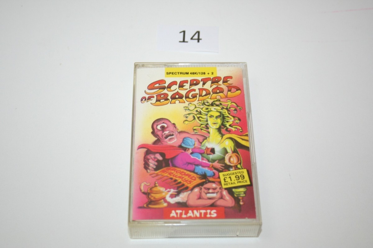 ZX Spectrum Game Tapes - Sceptre of Bagdad : Atlantis Software Ltd