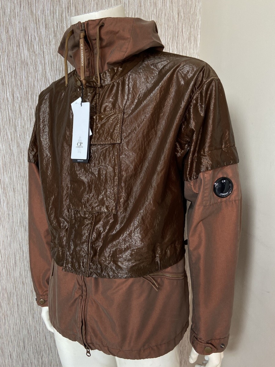 C.P. COMPANY 50 FILI TR-P HOODED JACKET SIZE UK 40-42 RETAIL BNWT 