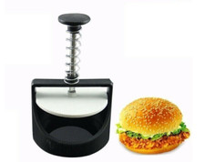 STAMPO PRESSA PER HAMBURGER CIBO CARNE MACINATA CUCINA FORME STAMPI PUB