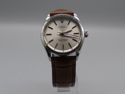 Vintage ROLEX Oyster Perpetual 1002 Steel Automatic Mens Watch