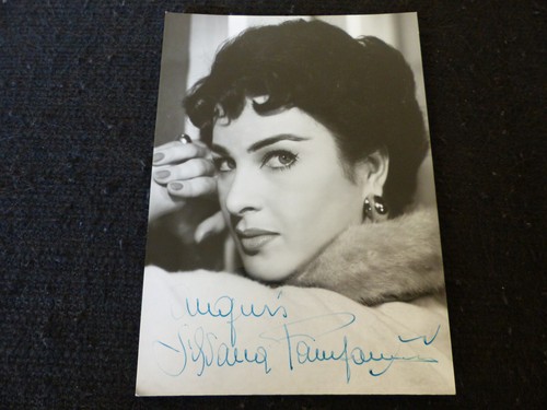 SILVANA PAMPANINI firmado autógrafo firmado en tarjeta de autógrafo de 9x14 cm LOOK