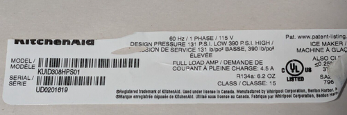 W10485949 - OEM KITCHENAID ICE MAKER TRANSFORMER W10485951 - NEW OPEN BOX - Picture 3 of 5