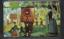 TK186-E 06 08.92 Telephone 1st Telephone wall unit, telephone card full 12 DM