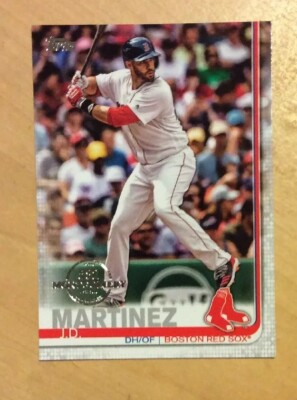 2019 Topps 582 Montgomery Boston Red Sox J D Martinez #77 SP