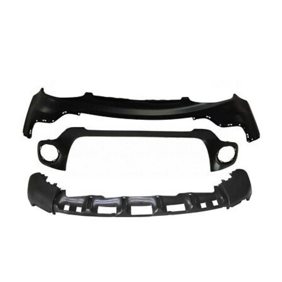 Front / Upper / Lower Bumper Cover Kit For 2017 2018 2019 Kia Soul Foto 2 de 4