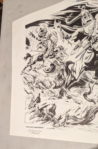 Artist Proof signed Burne Hogarth Print 1978 - Picture 2 of 4