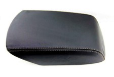 Fits 11-19 Ford Explorer Vinyl Center Console Armrest Cover Black Beige Stitch