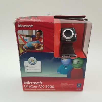 Microsoft LifeCam VX-5000 Web Cam PERFECT for Zoom Meetings