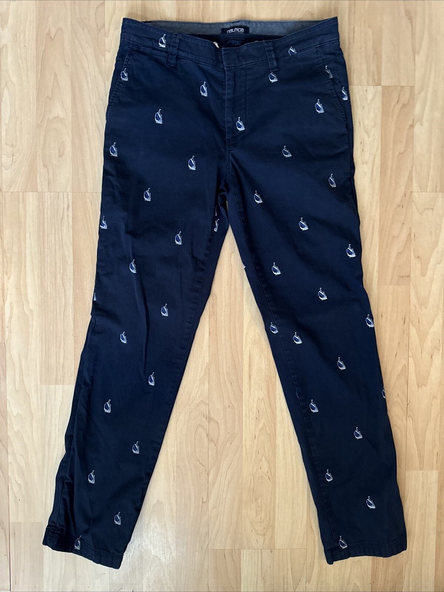 NAUTICA Vintage Collection Size 30x32 Men's Chino Sailboat