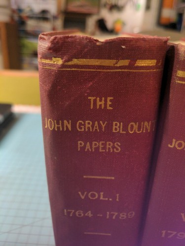 Lot of 2 John Gray Blount Papers 1764 - 1789, 1790-1795 Keith 1952 &1952 HC Maps - Picture 6 of 12