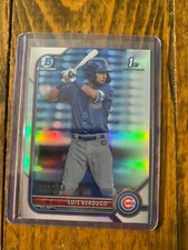 2022 1st Bowman Chrome Luis Verdugo Base Refractor 208/499
