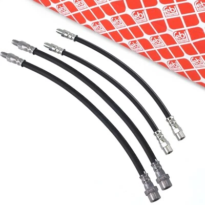 4x FEBI Bremsschlauch vorne hinten für MERCEDES W123 W124 W201 W126 SL R107 - Bild 1 von 2