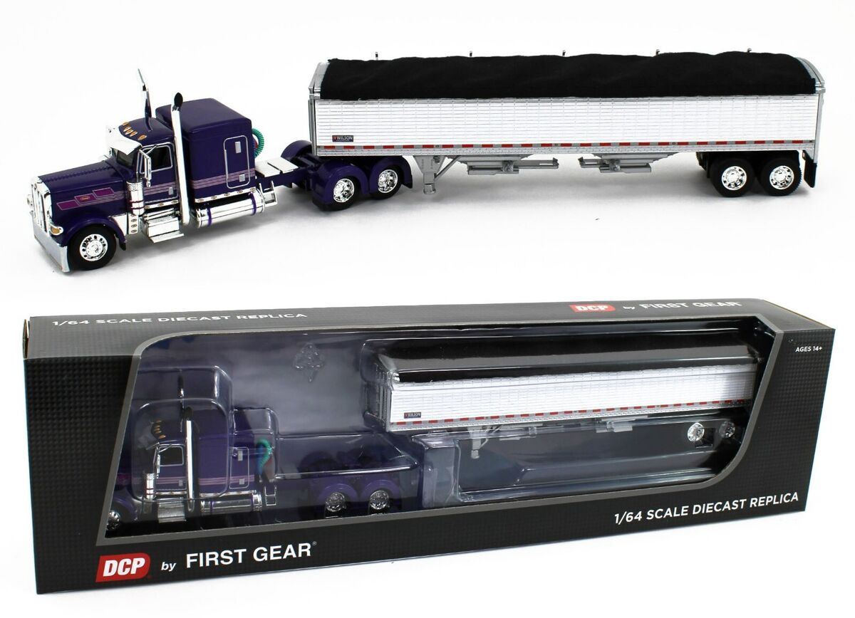2023 DCP 1:64 *PURPLE & WHITE* Peterbilt 389 63 2023 DCP 1:64 *PURPLE & WHITE* Peterbilt 389 63