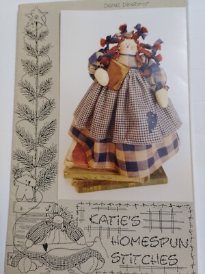 11'' Doll Dear Diary Raggedy KHS 35 Craft Pattern Katies Homespun Stitches Plush