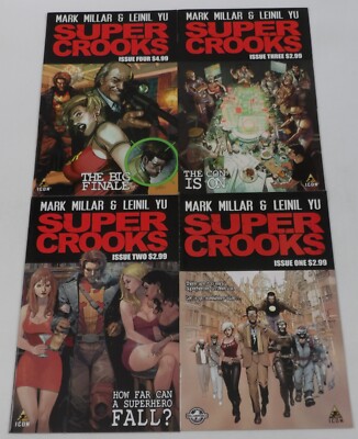 Super Crooks #1-4 VF complete series mark millar lenil yu supercrooks netflix