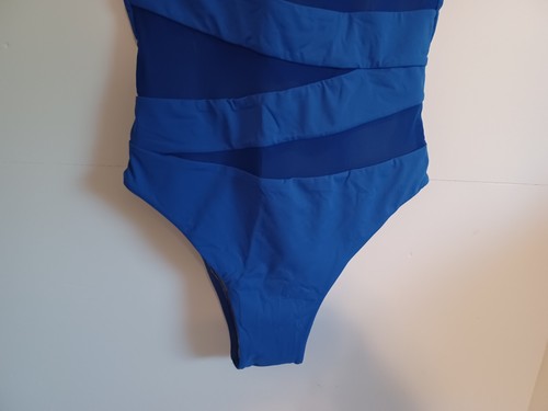 NEW! HOLIPICK Women's Royal Blue One-Piece Swimsuit, Size L - Picture 2 of 6
