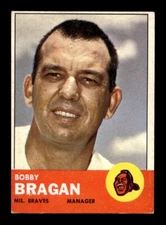 1963 Topps #73 Bobby Bragan Braves EX *8m