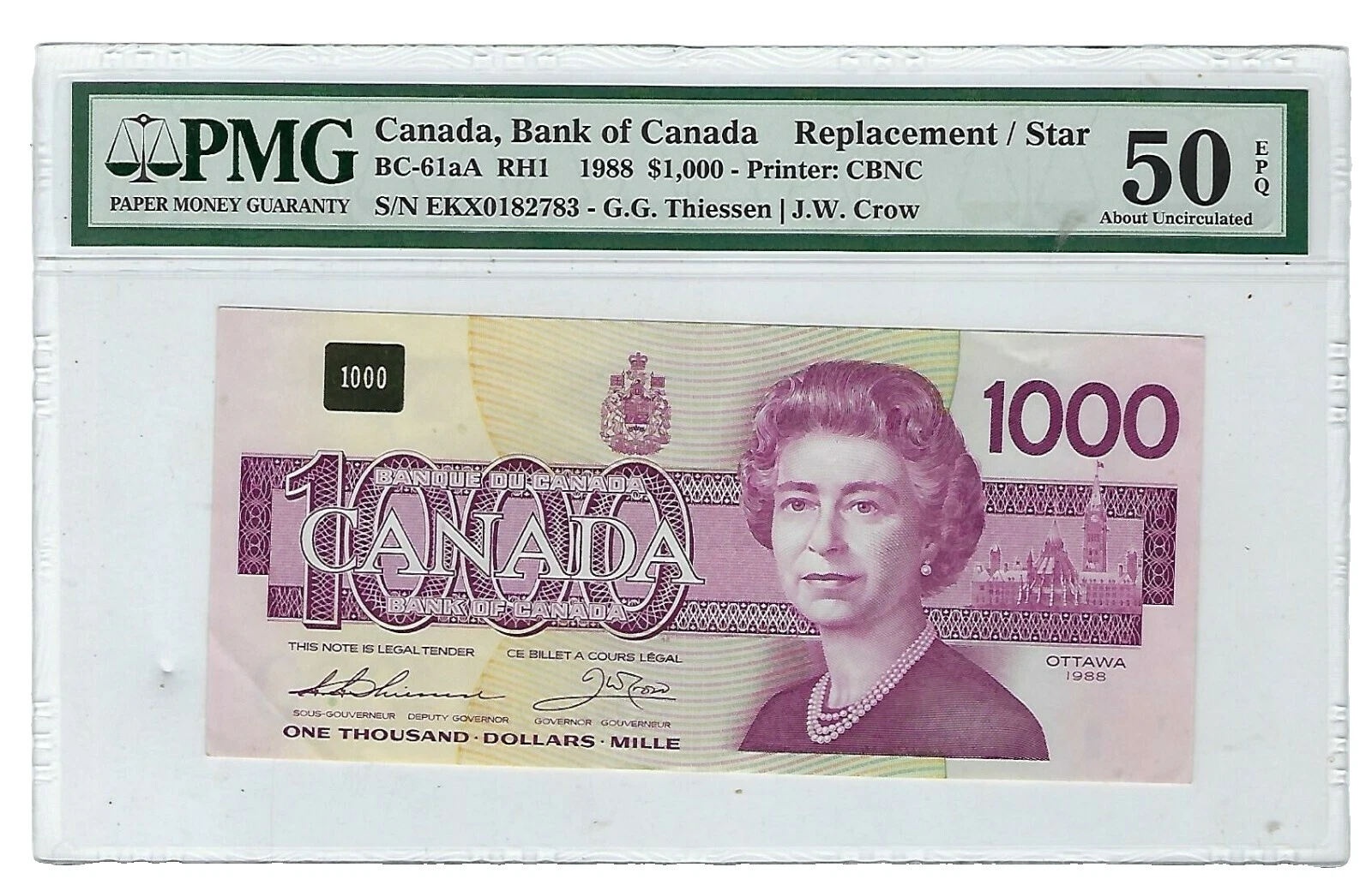1988 Paper Money