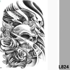 Large Totem Temporary Tattoos Arm Leg Body Waterproof 3D Art Tattoo Sticker 824