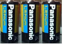 New "3" Panasonic CR123A 3V BATTERY, 5816 5815 5800PIR-RES 5853 5890P 5808W3