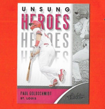 Paul Goldschmidt 2021  Panini Absolute #UH-5 Unsung Heroes Green St. Louis