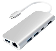 SATECHI Aluminum Type USB-C Multimedia Adapter SILVER 99.99