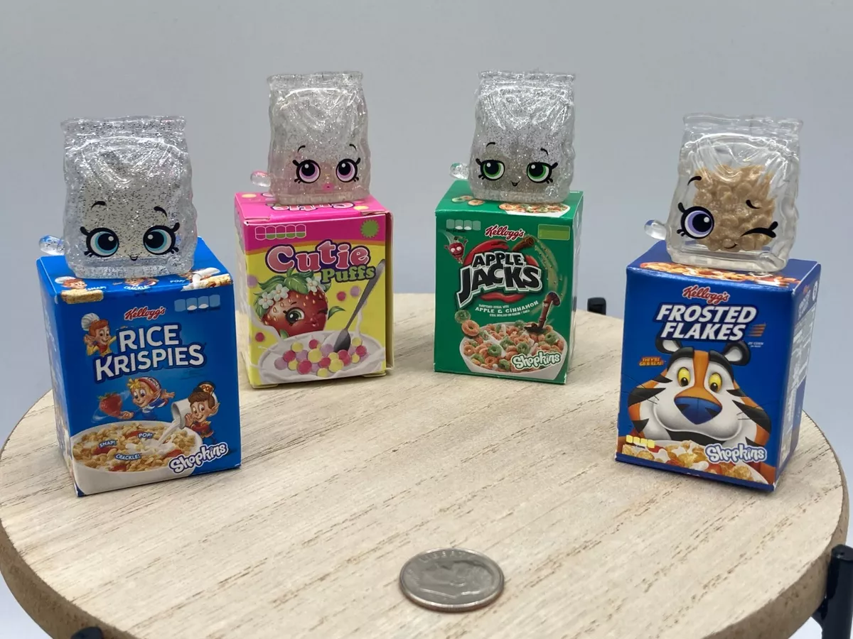 Shopkins Real Littles Miniature Cereal Apple Jacks! Cool Super