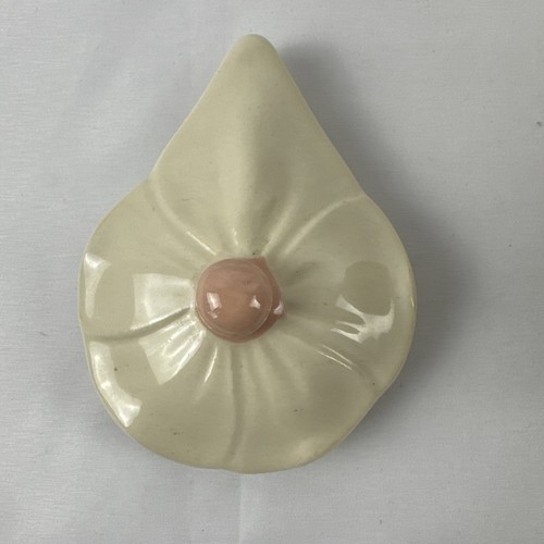 Vintage 1940s USA AMERICAN BISQUE Pottery Pitcher Pink & Gold With Lid Rare - Picture 7 of 10