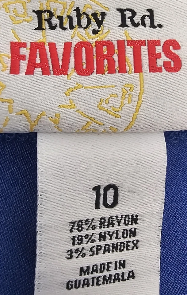 Ruby Rd Womens Capri Pants Size 10 Elastic Waist - Image 2 of 4