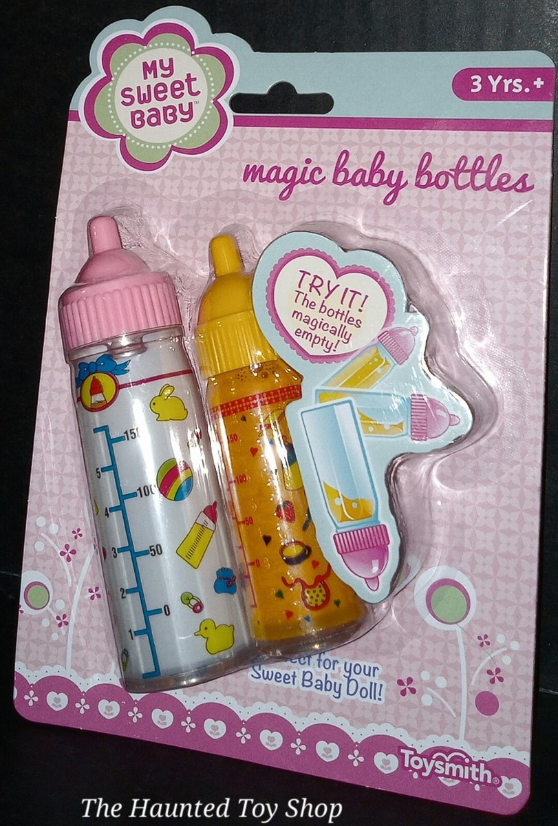 NEW! My Sweet Baby Magic Baby Doll Bottles (Milk Juice Bottles)