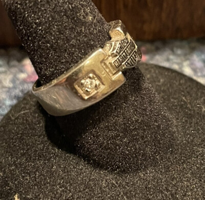 Harley Davidson 10K White Gold DIamond Wedding Engagement