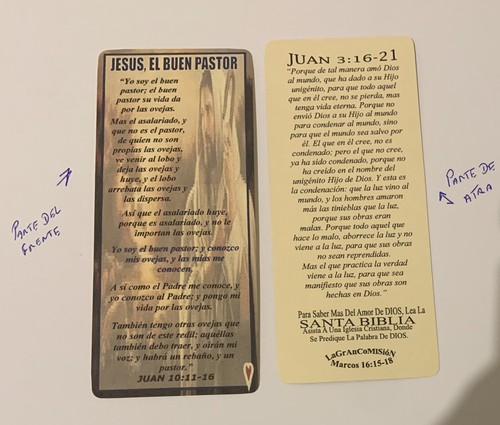 "Paket mit 10 Markierungen JESUS DIE GUTE WEIDE, BIBELPASSAGE ""Bookmark""" - Bild 5 von 8