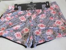 René Rofé Sleepwear Women's 2 Pair Pack Sleep Shorts Size L