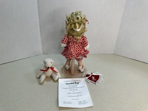 Muñeca charlot byj Sissy Sweetums besos robados/muñeca de porcelana/muñeca de día de San Valentín - Imagen 2 de 9