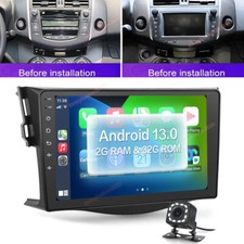 Android 13.0 Car Stereo Radio GPS Navi Apple CarPlay For 2007-2012 Toyota RAV4