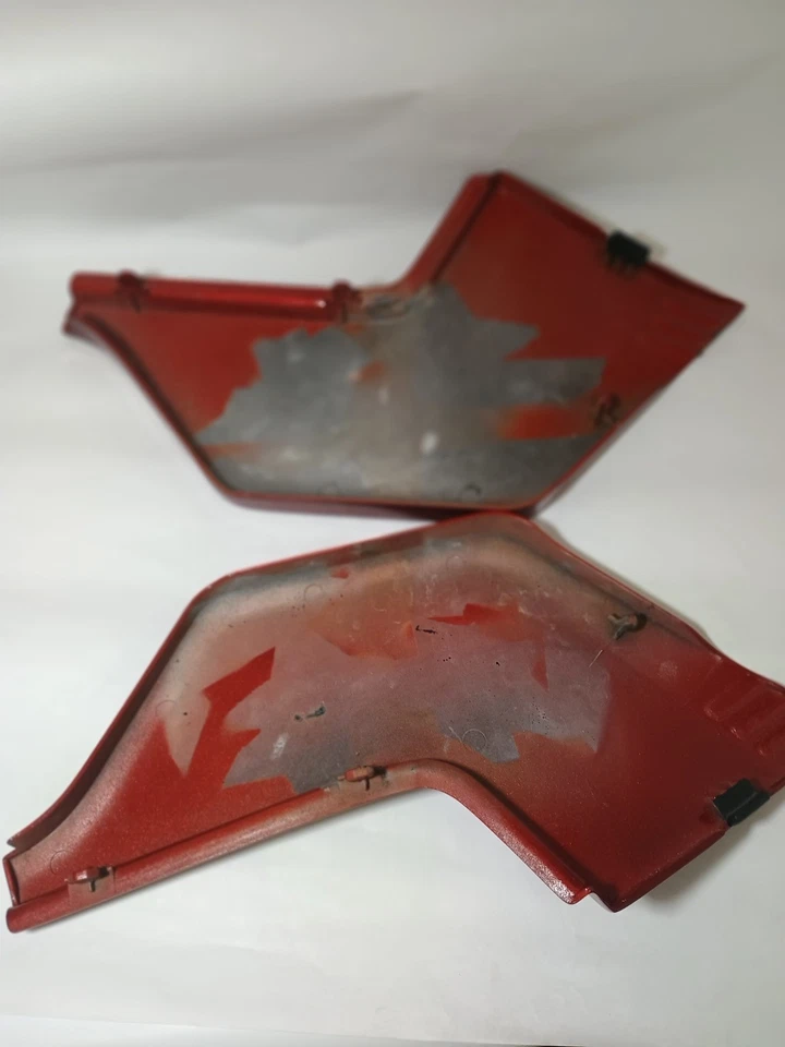 Suzuki GS1100E Side Covers – Red – Left & Right Set – OEM - Image 4 of 4